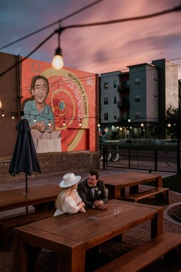 Elopement at brewery
