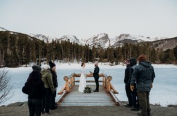 rocky mountain national park wedding at sprague lake