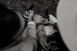 waiting out rain on your wedding day