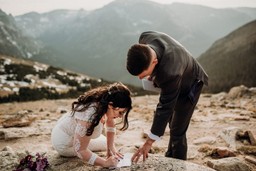 Small Wedding in Rocky Mountain National Park