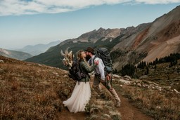 hiking adventure elopement in telluride